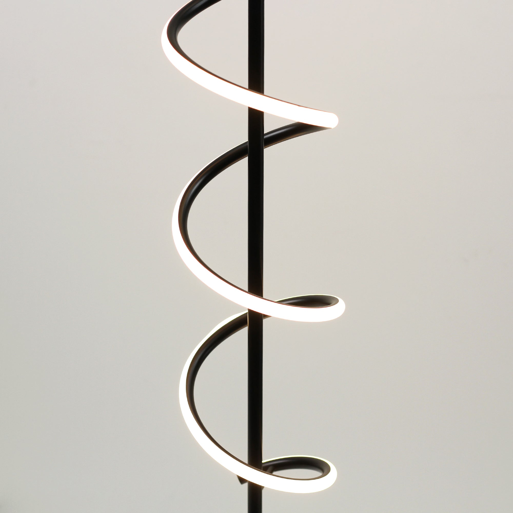 Modern Black LED Floor Lamp for All Spaces