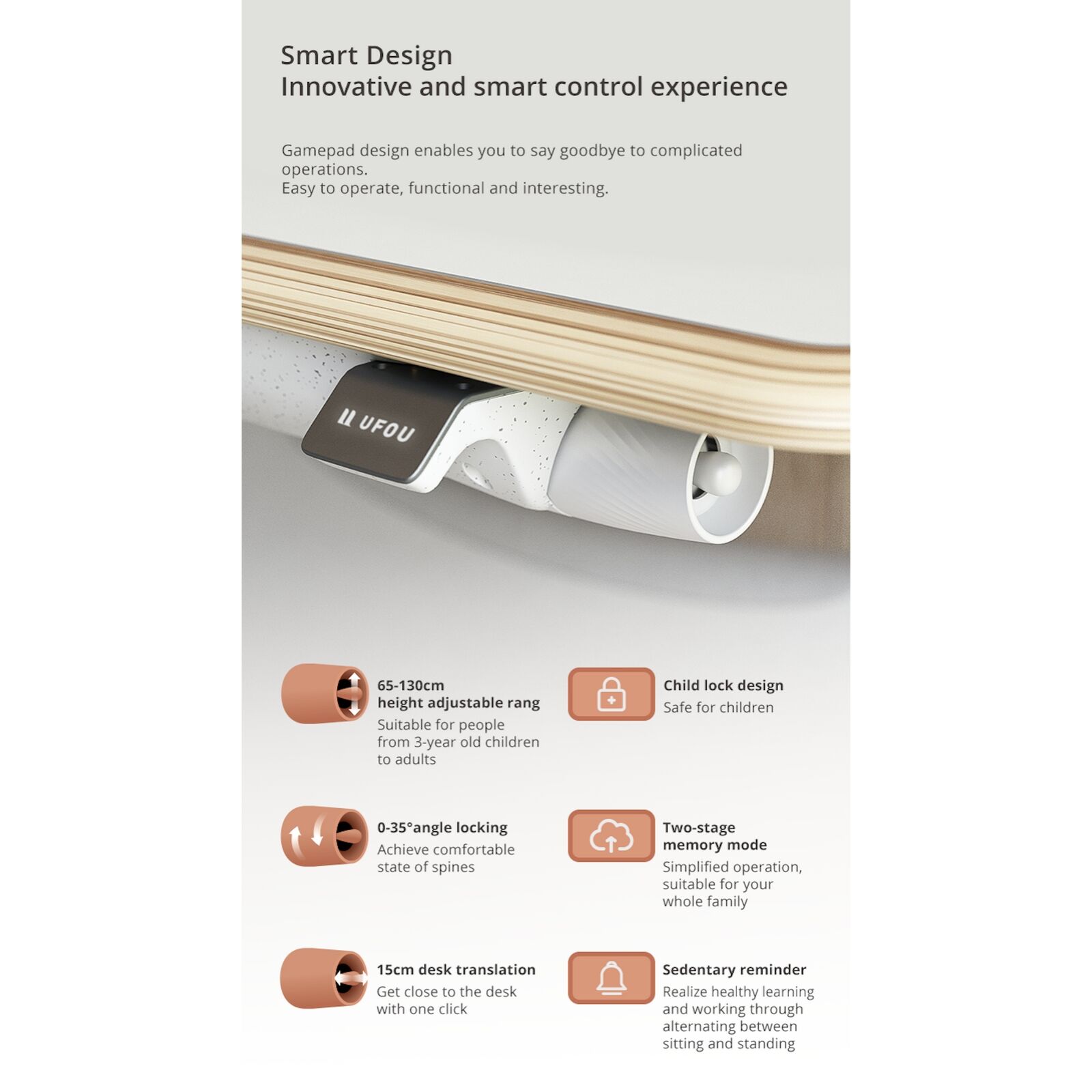 UPON MINI Height Adjustable Sit-Stand Desk