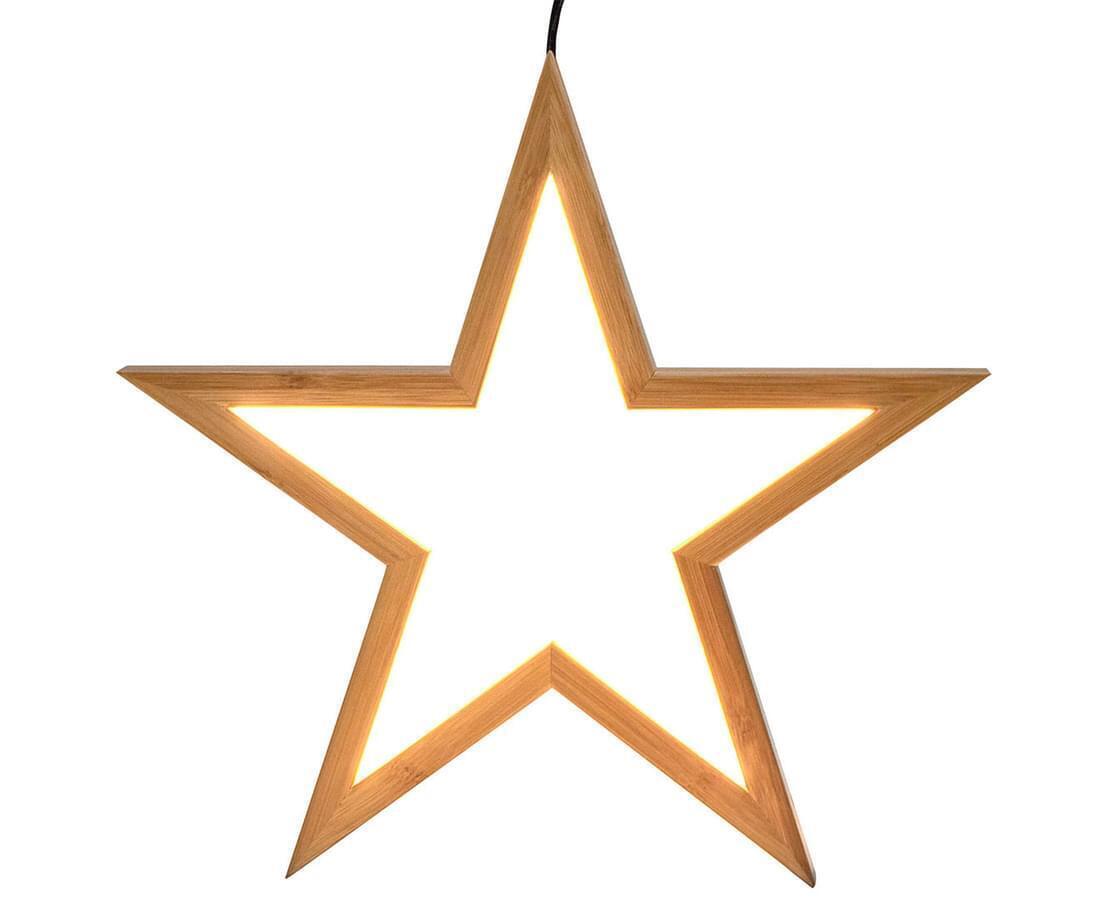 Ceiling Bamboo Star LED Pendant Lamp