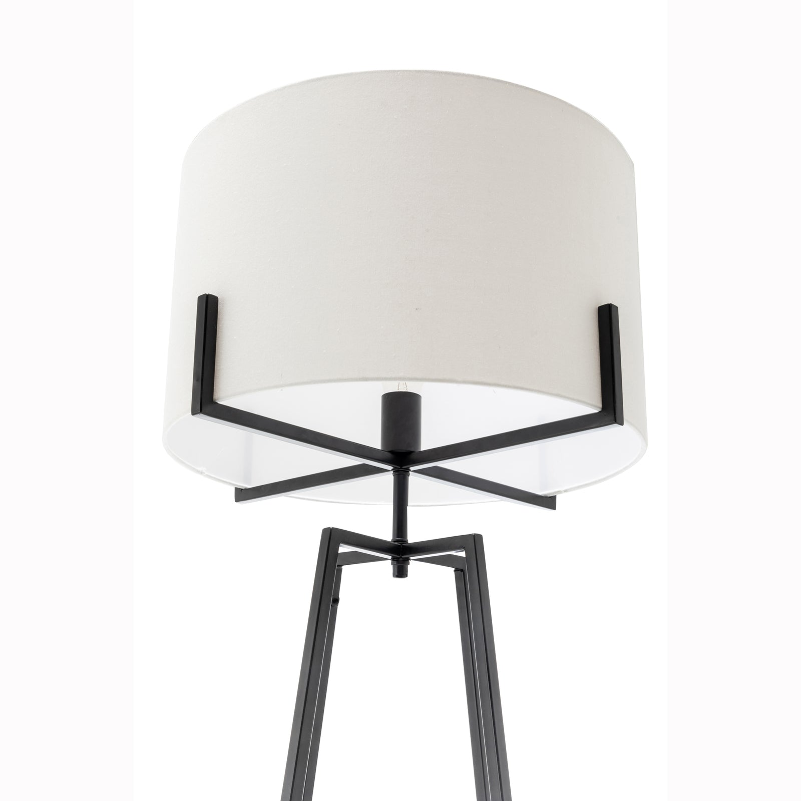 Modern Dimmable Floor Lamp with Linen Shade