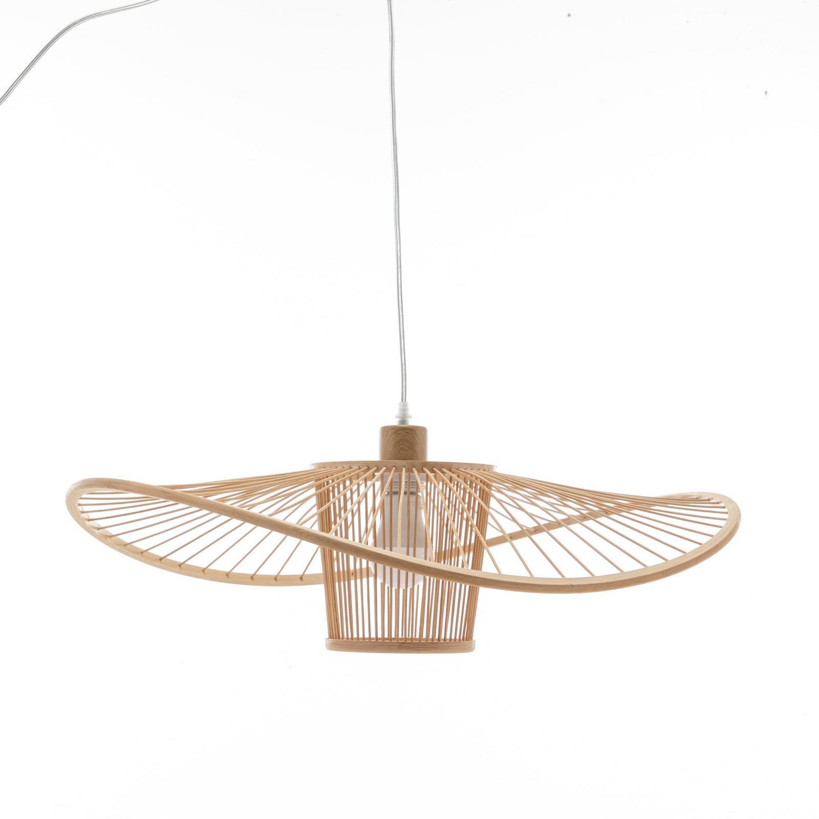 Elysian Breeze Eco-Friendly Bamboo Pendant Lamp