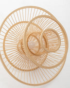 Aurora Hand-Woven Bamboo 3-Layer Pendant Lamp