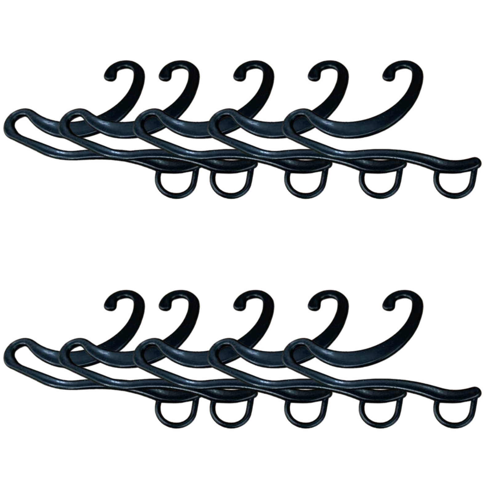 Plastic Sock Hangers - 10 Pack Display