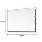 120-Inch Motorized Projector Screen with Remote