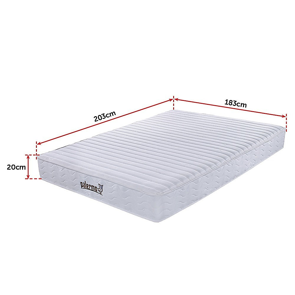 Palermo Contour 20cm Encased Coil Mattress