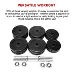 30KG Dumbbell Adjustable Weight Set
