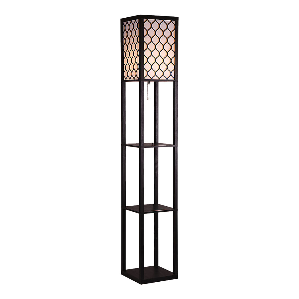 Elegant Shelf Floor Lamp with Diffused Light