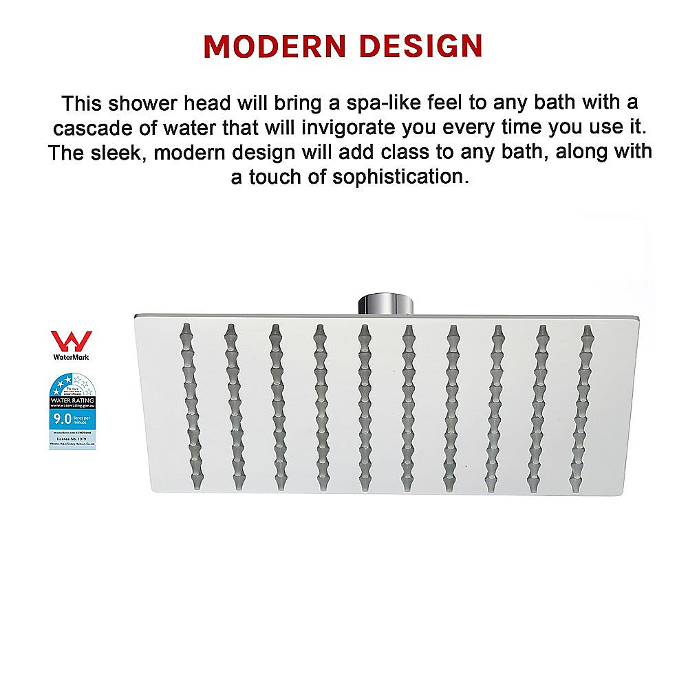 Della Francesca 200mm Polished Chrome Shower Head