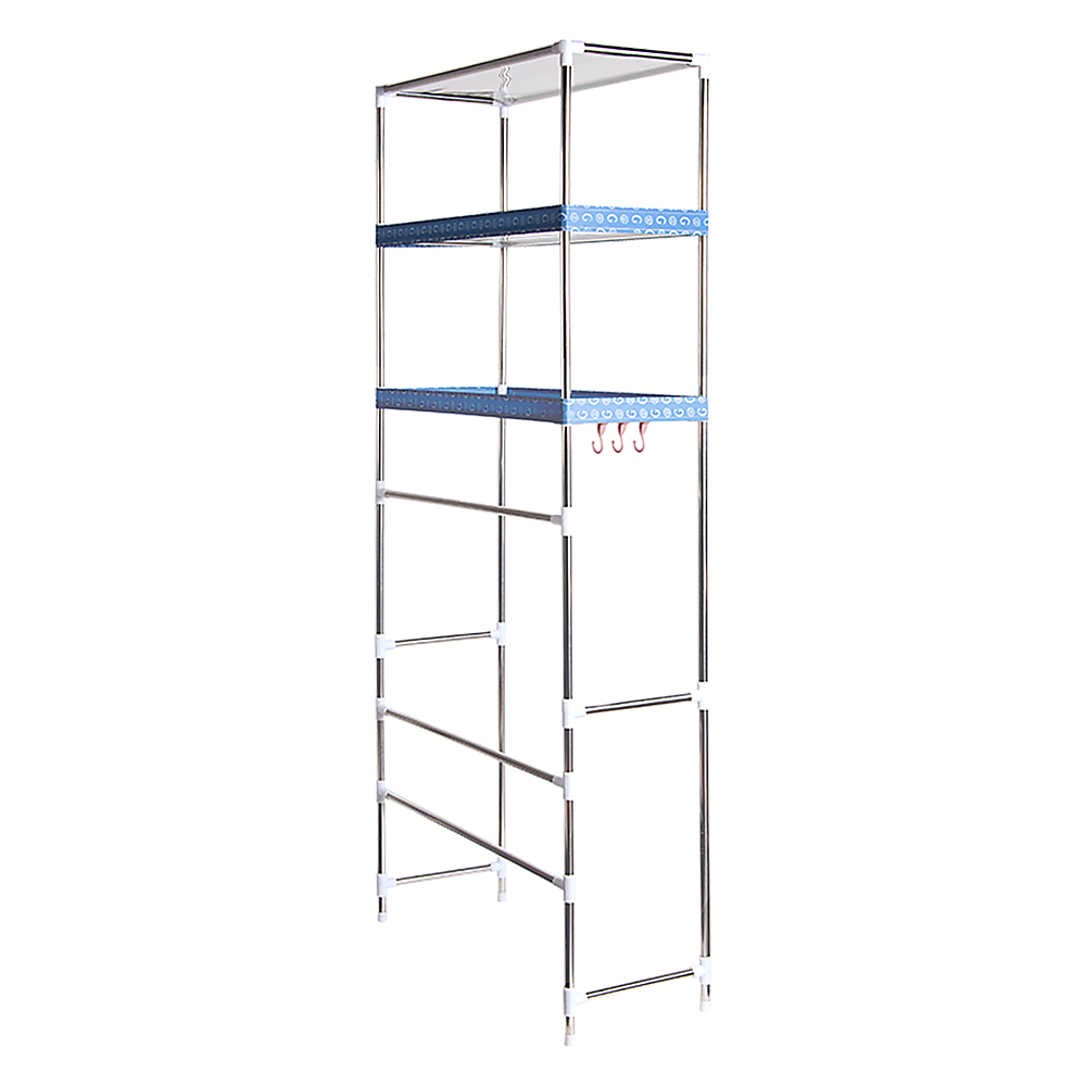 Three-Tier Portable Laundry Storage Rack