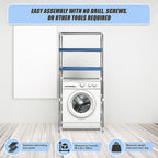 Three-Tier Portable Laundry Storage Rack