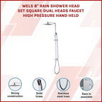Della Francesca 8" Rain Shower Head Set