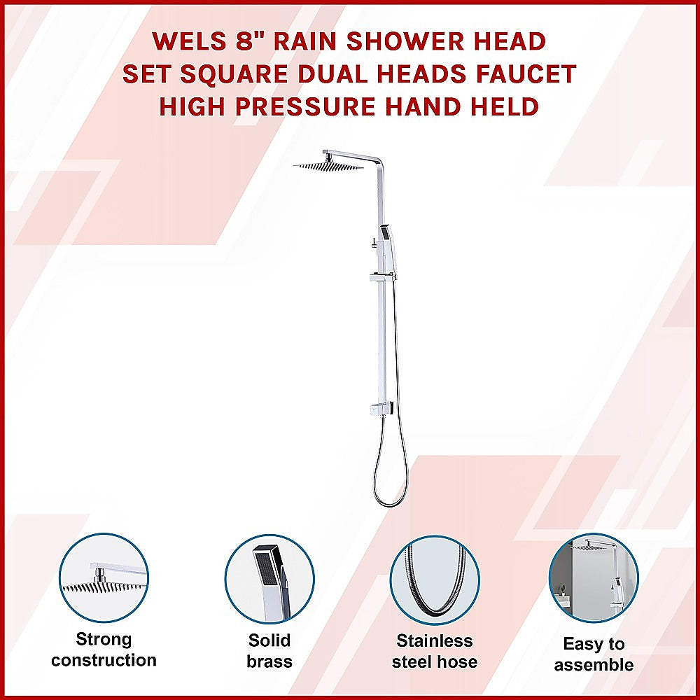 Della Francesca 8" Rain Shower Head Set