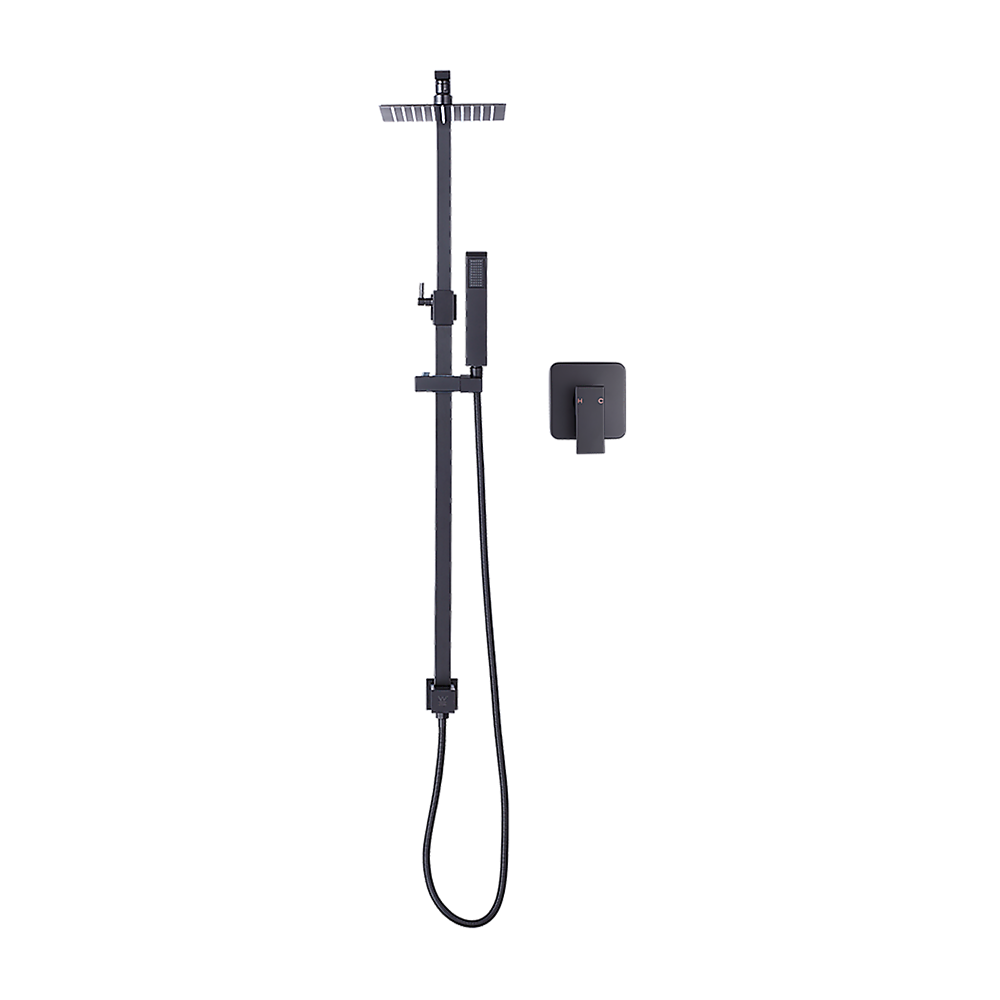 WELS 8" Dual Rain Shower Head Set
