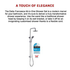 Della Francesca 8" Dual Head Rain Shower Set