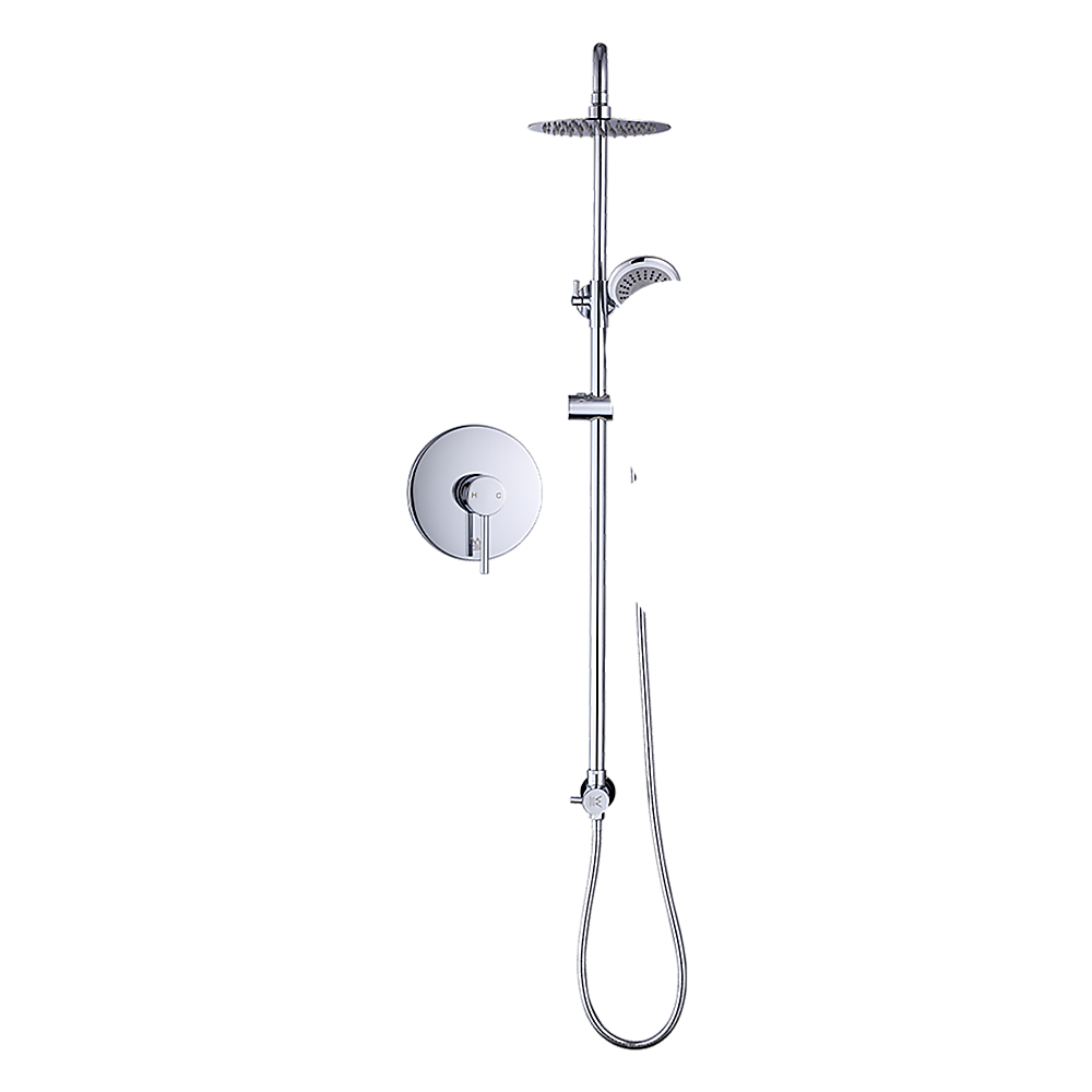 WELS Dual Head 8" Rain Shower Set