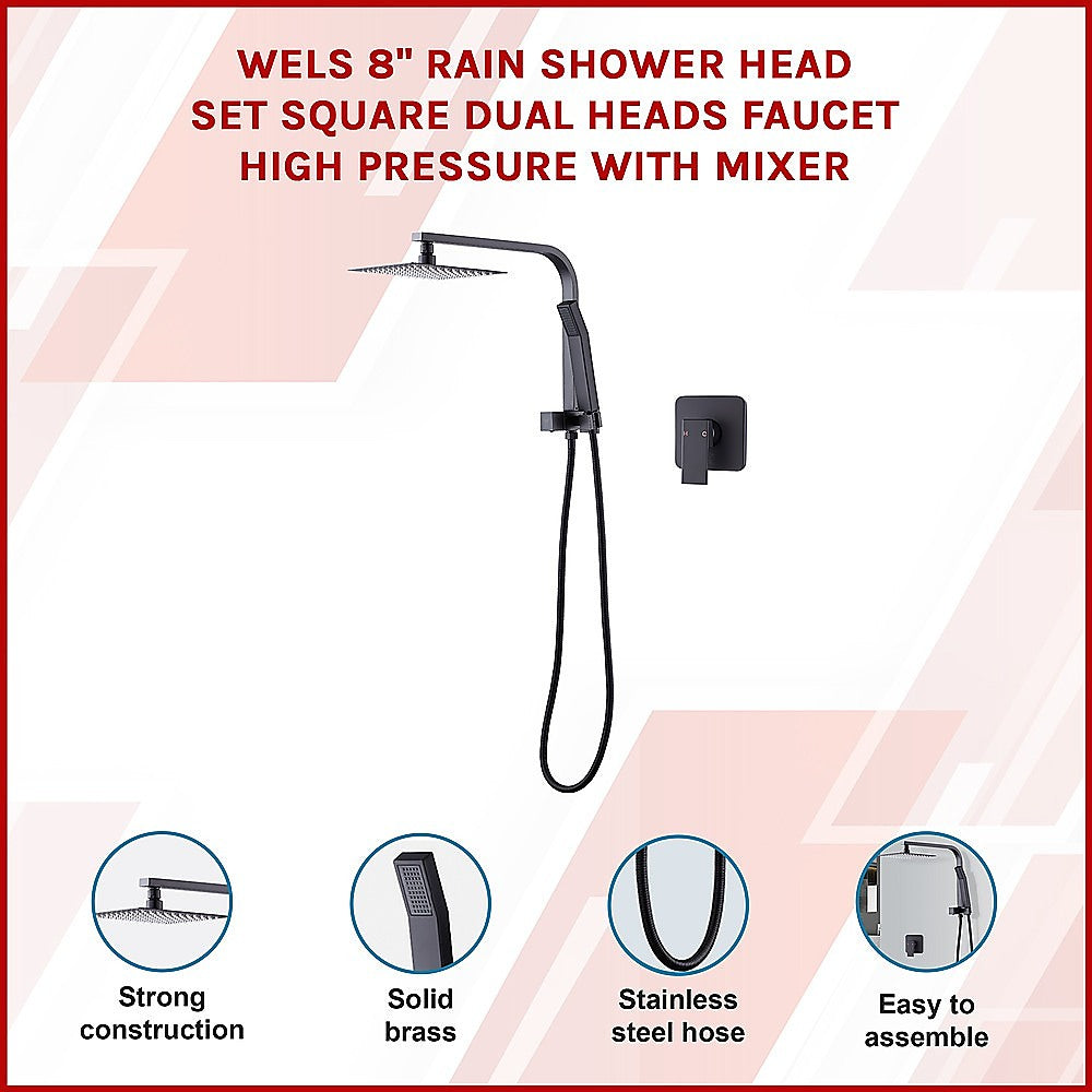 Della Francesca 8" Premium Rain Shower Set