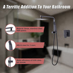 Della Francesca 8" Premium Rain Shower Set