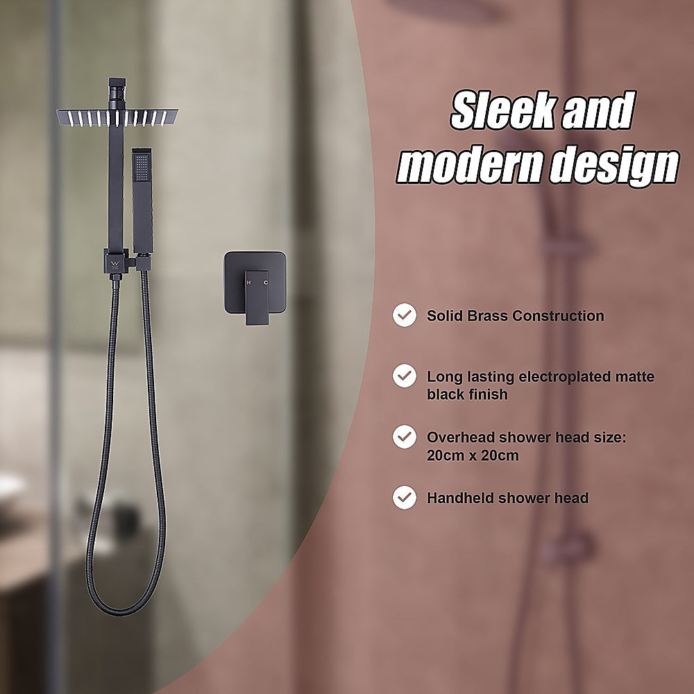 Della Francesca 8" Premium Rain Shower Set