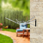 Wall-Mountable 5-Arm Clothes Airer Dryer