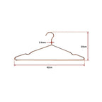 Rose Gold Metal Wire Coat Suit Hangers
