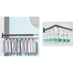 Foldable Wall-Mounted Clothes Drying Rack