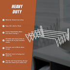 Expandable Clothes Airer for Home and Caravan