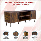 Modern Mid-Century TV Cabinet Entertainment Unit