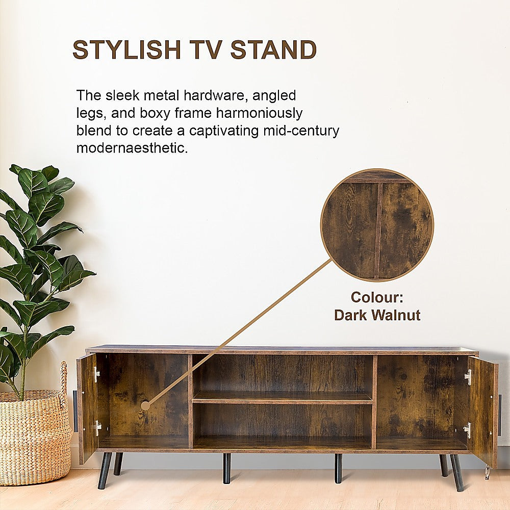 Modern Mid-Century TV Cabinet Entertainment Unit