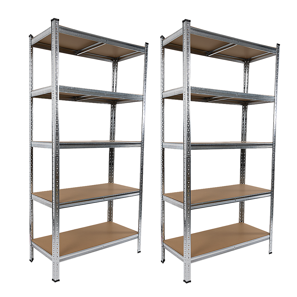Heavy-Duty 5-Tier Garage Shelving Rack Set