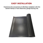 Non-Slip Diamond Plate Garage Floor Mat