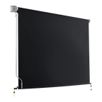 Retractable Straight Drop Roll Down Awning Garden Patio Screen 2.1X2.5M