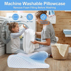 Ergonomic Memory Foam Neck Support Pillow