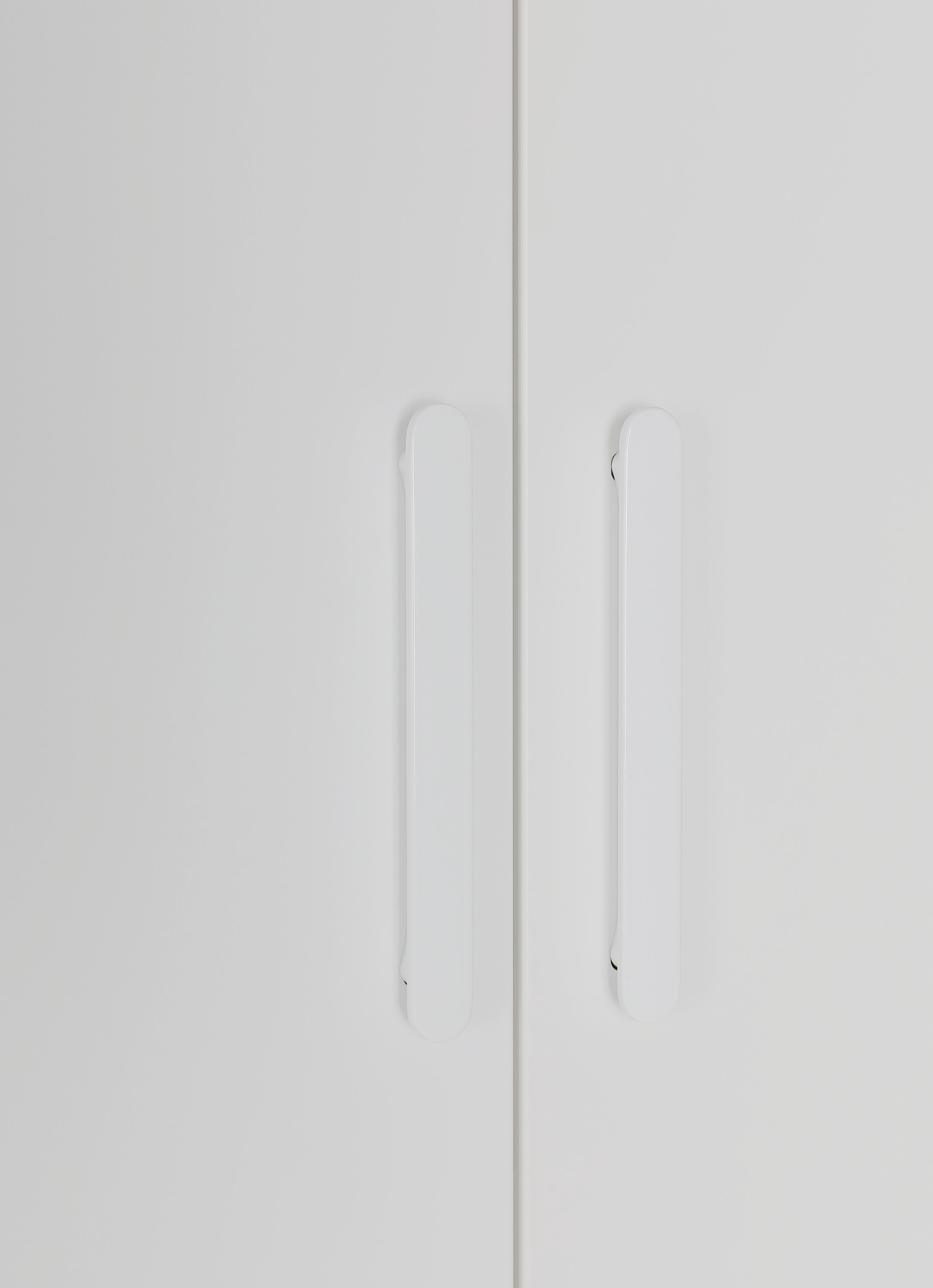 Elegant 4-Door White Gloss Wardrobe