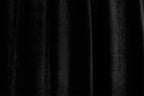Premium Thick Black Faux Mink Velvet Curtains