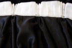 Luxurious Black Velvet Pinch Pleat Curtains