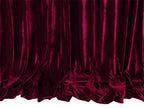 Burgundy 4-Way Stretch Velvet Curtains 600x265cm