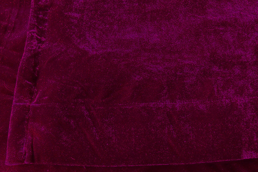 Burgundy 4-Way Stretch Velvet Curtains 600x265cm