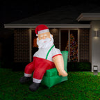 Inflatable Couch Potato Santa - 190cm