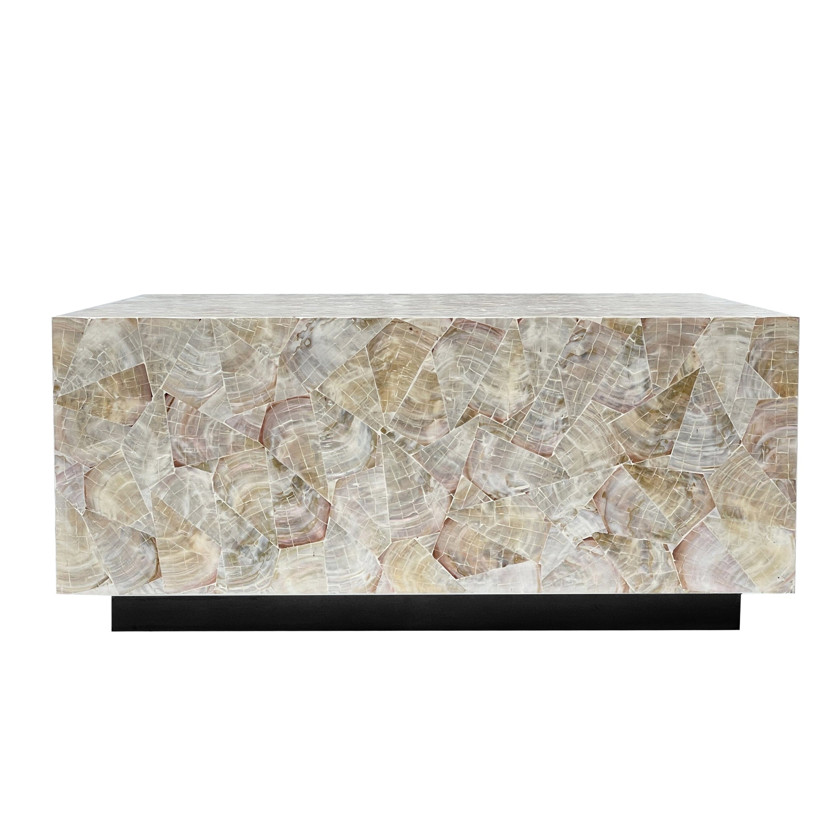 Cluster Mother of Pearl Artisan Coffee Table