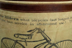Cylindrical Bicycle Ottoman: A Touch of History