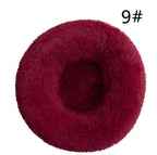 Calming Faux Fur Round Pet Bed