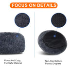 Calming Faux Fur Round Pet Bed
