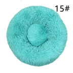 Calming Faux Fur Round Pet Bed