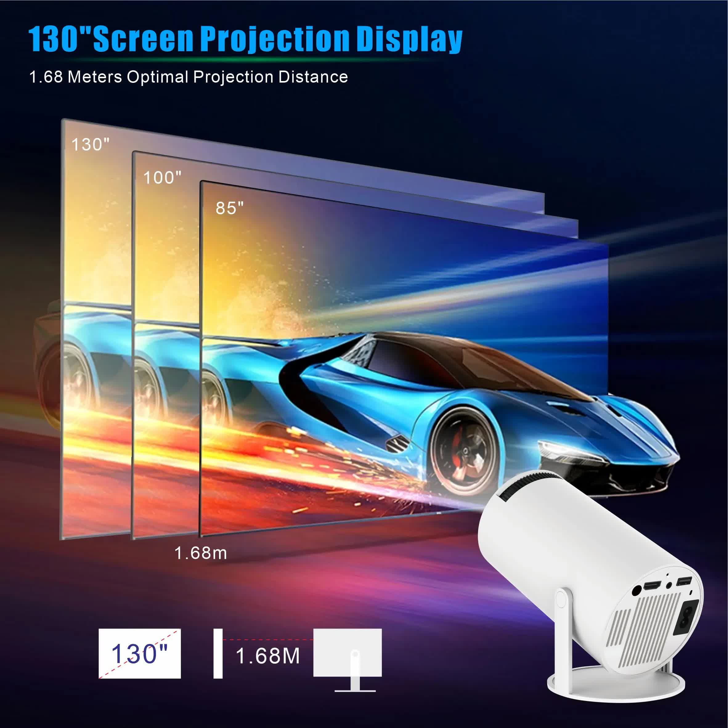 HY300PRO Portable 4K HD Projector
