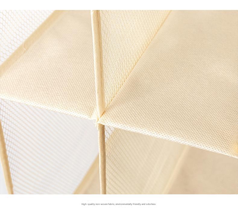 Grey Multi-Layer Dustproof Hanging Storage Bag