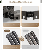 Grey Foldable Wall-Mounted Clothes Drying Rack