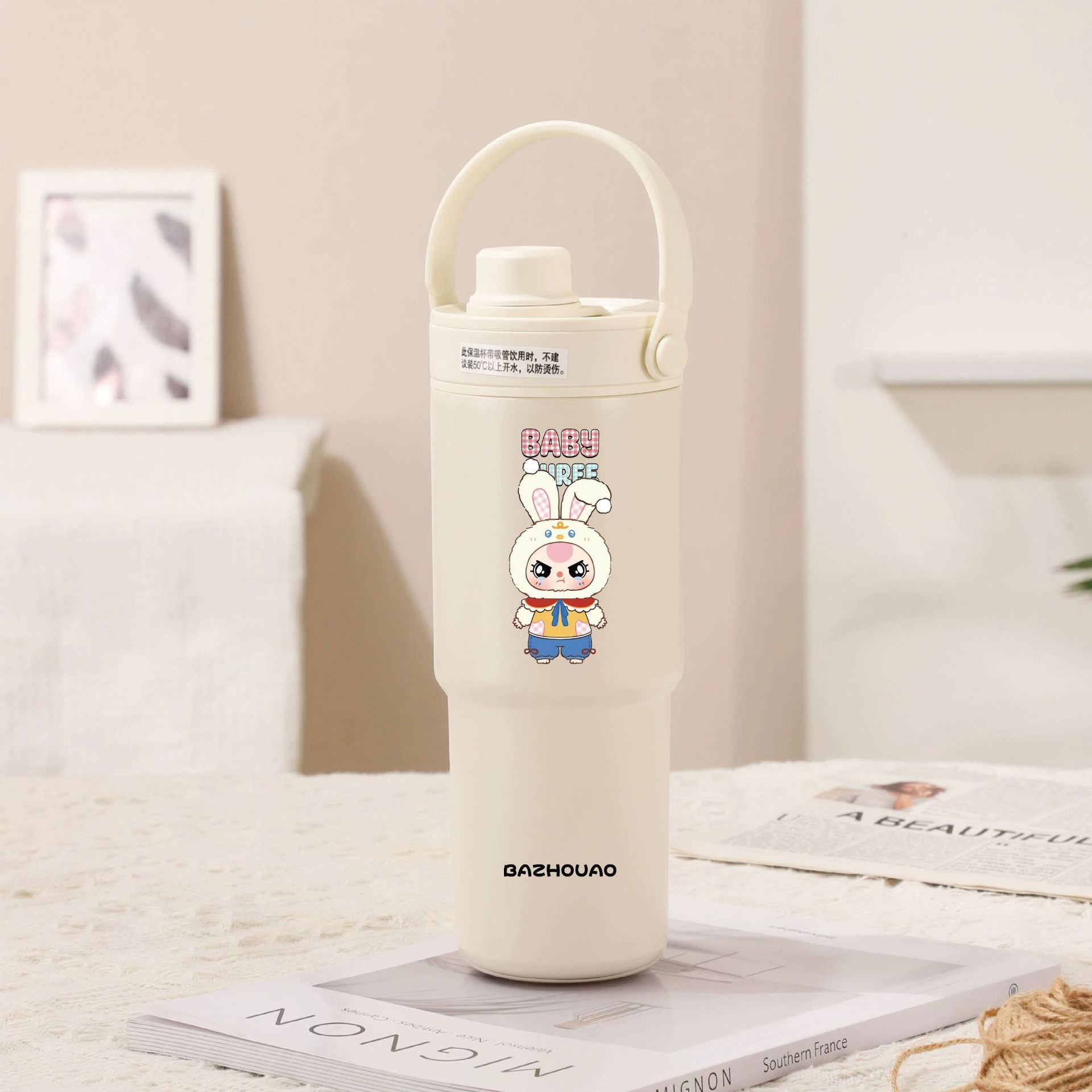 Creamy White Baby 3 Insulated Tumbler