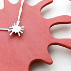 Creative Splatter Design Wall Clock - Various Colours