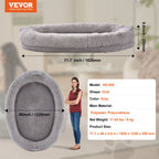 VEVOR Cozy Human Dog Bed - Washable & Versatile