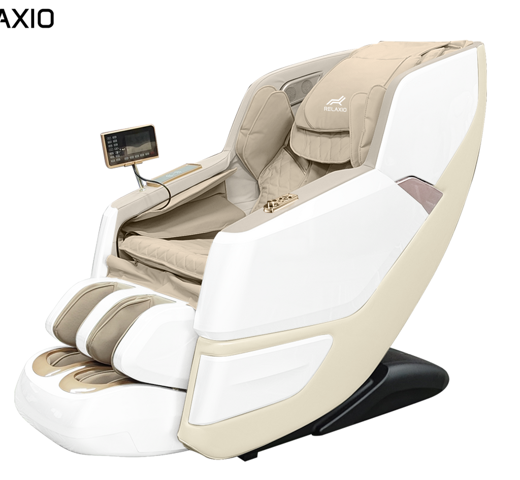 Premium White Zero Gravity Massage Chair